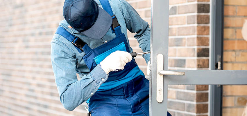 Pivot Storefront Door Locks Installation in Visalia, California